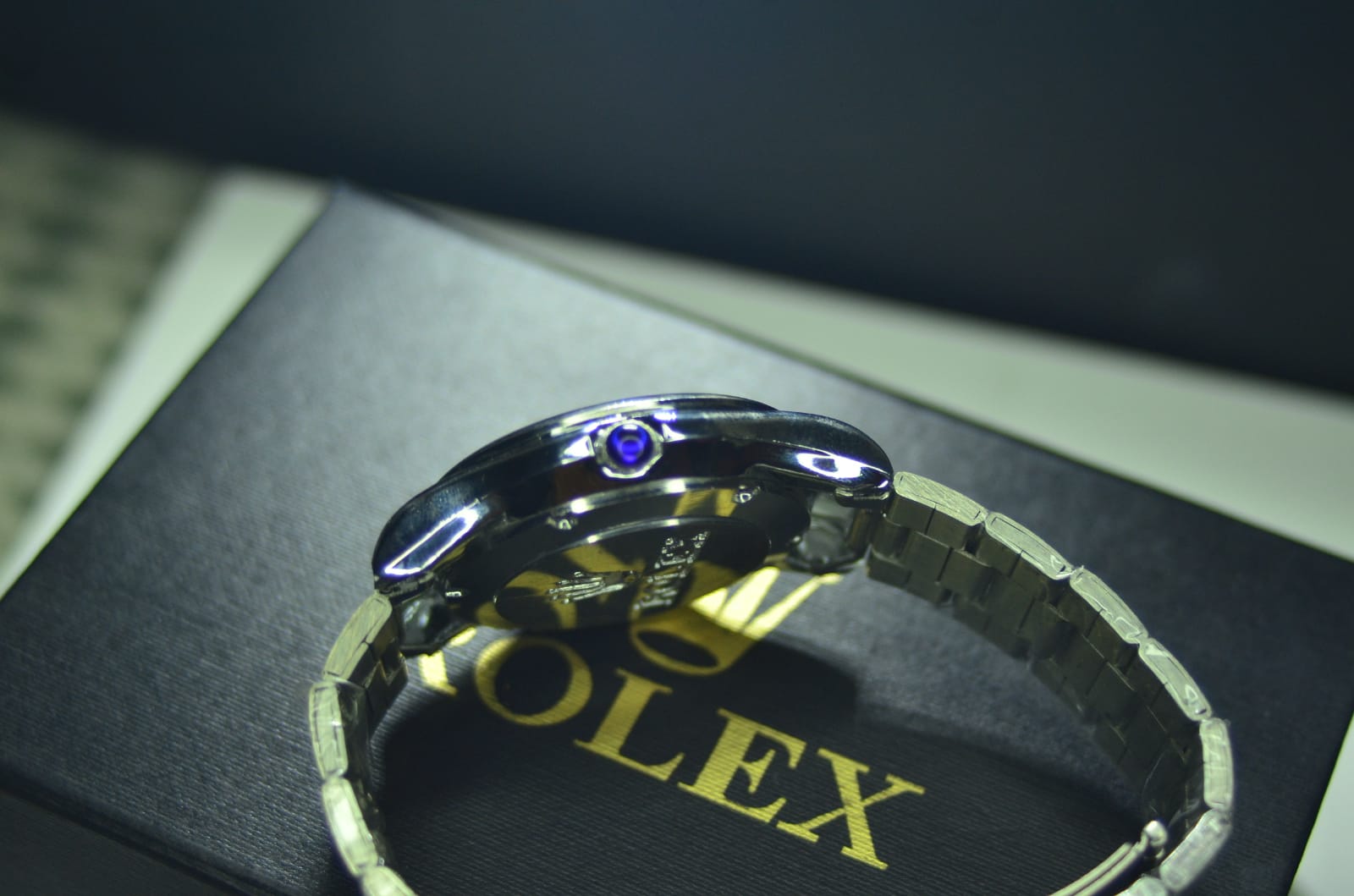RLX Elegant Men's Watch With Premium Silver Chain - Image 3